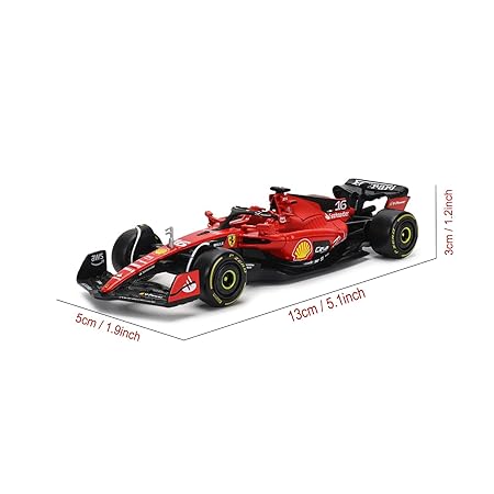 1:43 Bburago licensed diecast Scale Model car Ferrari SF23 #16 Charles Leclerc