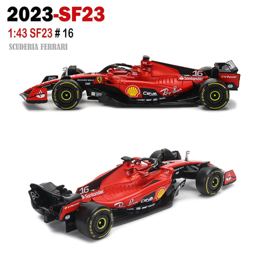 1:43 Bburago licensed diecast Scale Model car Ferrari SF23 #16 Charles Leclerc