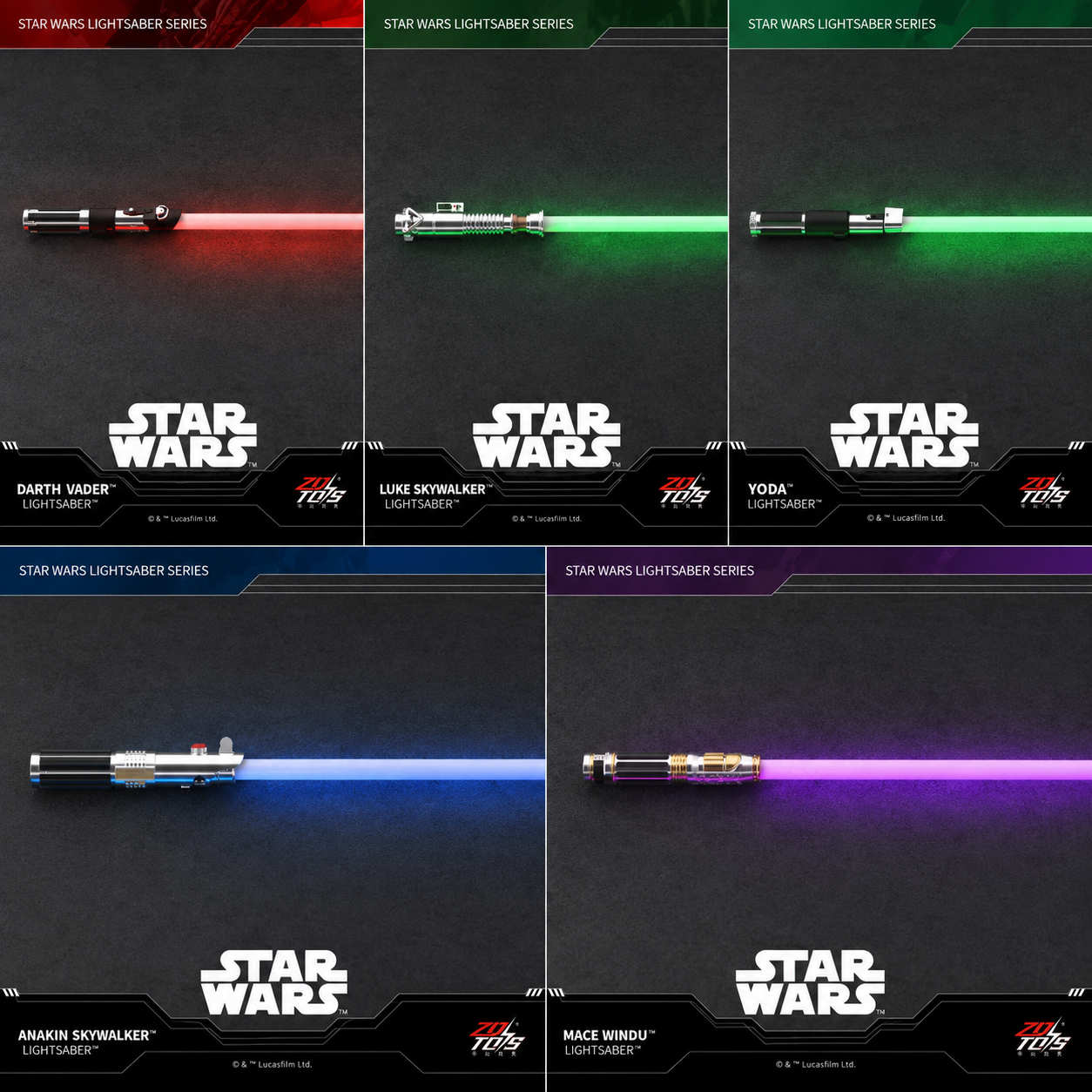 PRE-ORDER Anakin Skywalker blue lightsaber ZD TOYZ