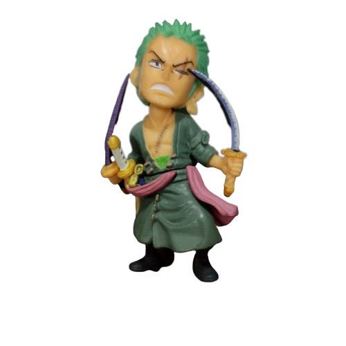 One Piece: Roronoa Zoro with swords mini action figure