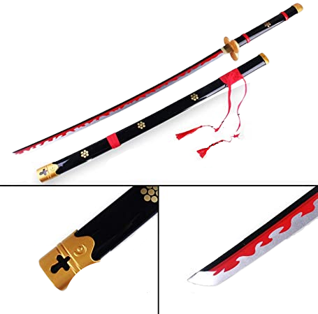 ONE PIECE: ZORO ENMA PRACTICE KATANA (BLACK VERSION)