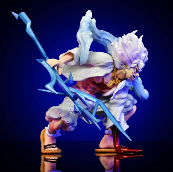 One piece: Luffy Gear 5 Thunder Action Figure