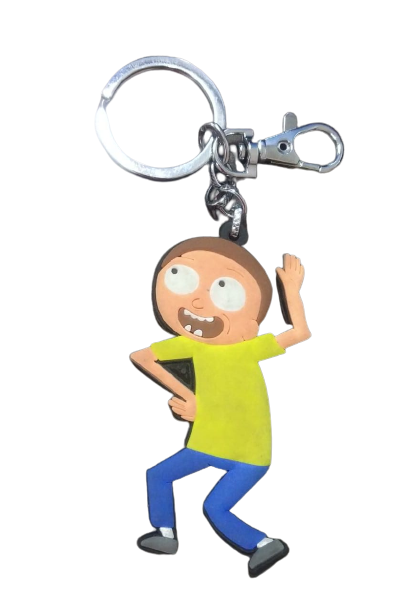 Rick and Morty (mix) keychain