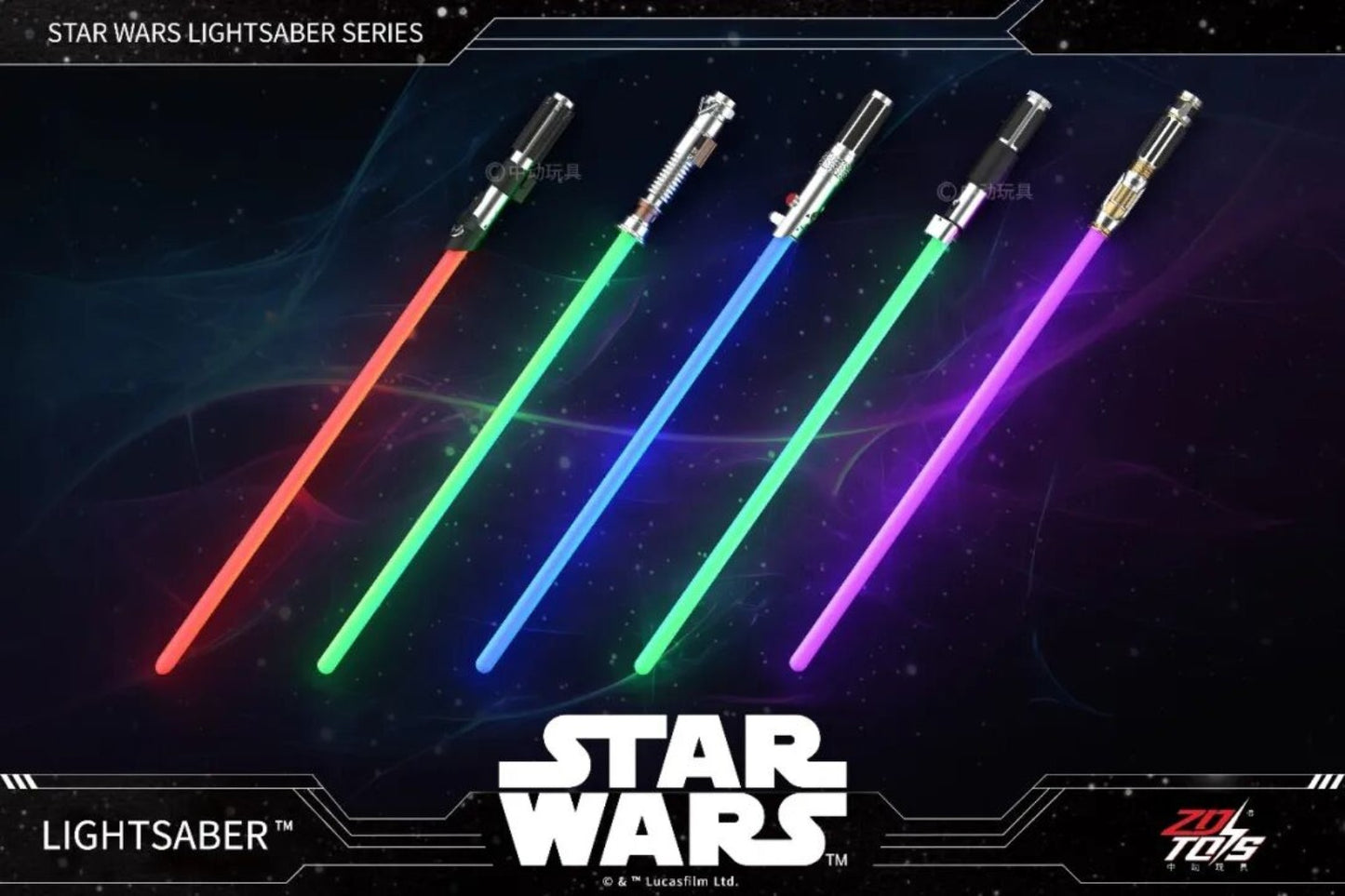 PRE-ORDER Anakin Skywalker blue lightsaber ZD TOYZ