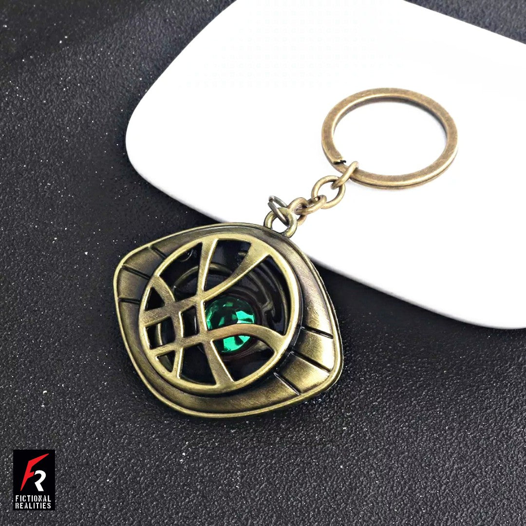 Doctor Stange Time Stone Metal Keychain