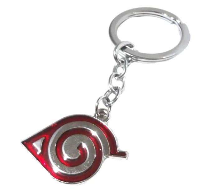 Naruto- Leaf Village Symbol Metal Keychain