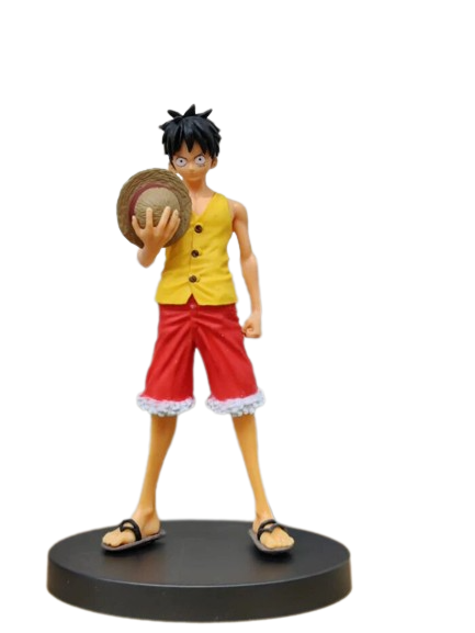 One Piece: Luffy Standing in Yellow Shirt Action Figure