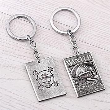 One piece: Luffy Wanted Metal Keychain