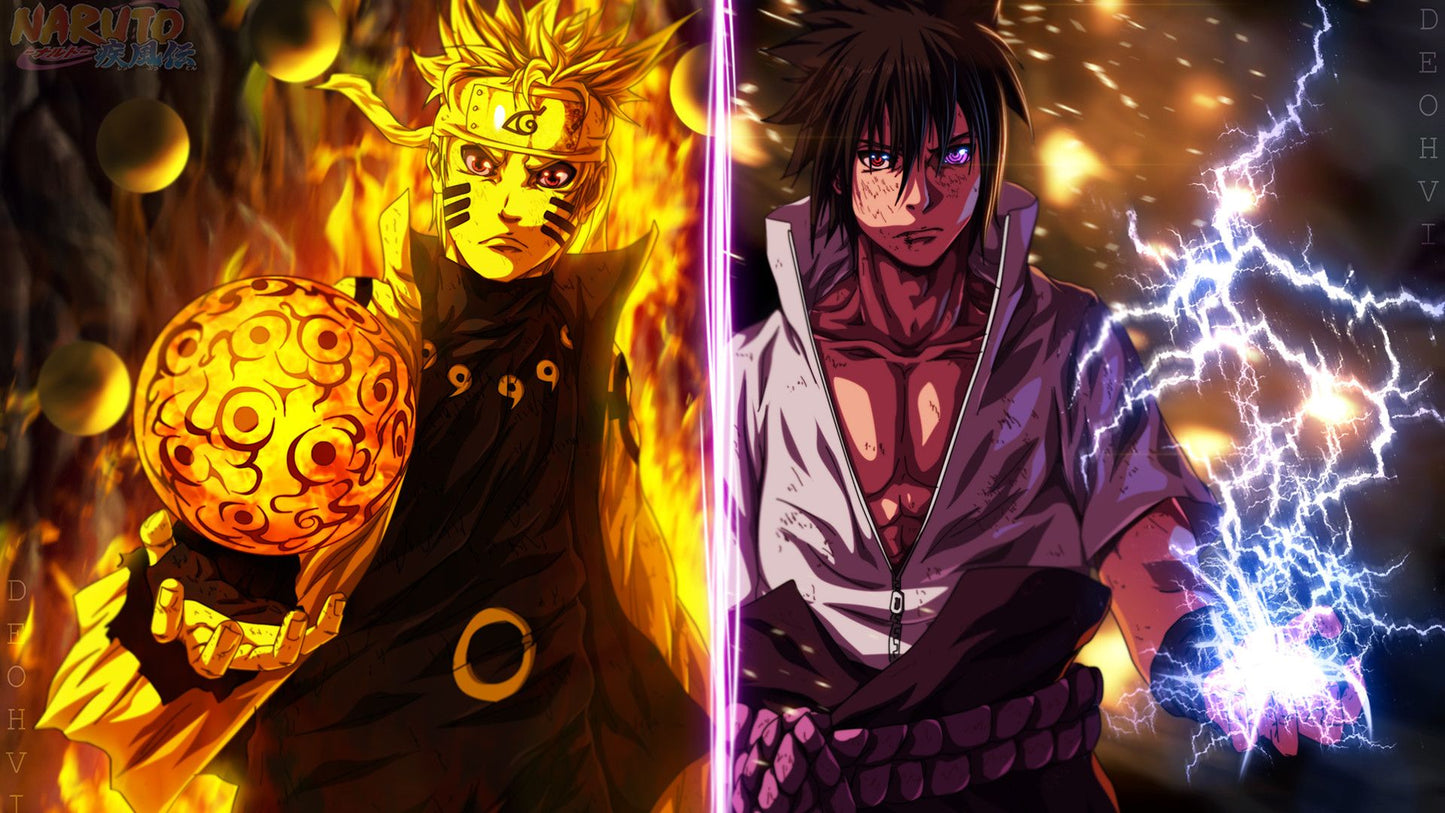 Naruto sasuke fight new
