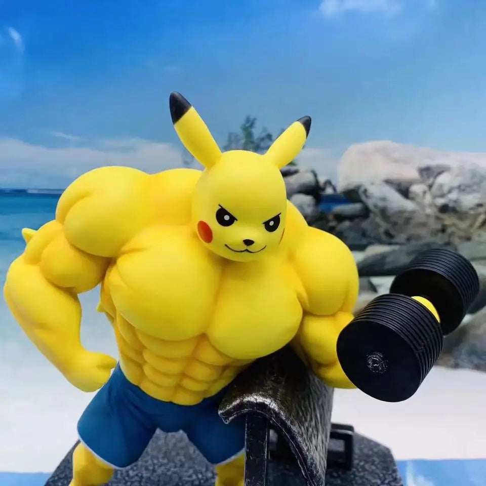 Pokemon: Pikachu, Charmander, Squirtle, Bulbasau Gym Figures